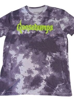 Goosebumps Logo Tie-Dye Short Sleeve Tee - Purple